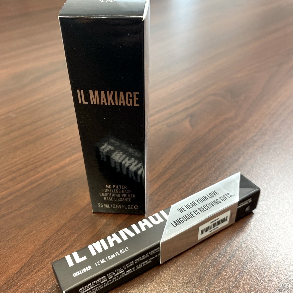 Il Makiage No Filter Poreless Base Smoothing Primer 25 ML & Inkliner 1.2 ml NEW